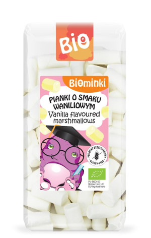 BIO PLANET Pianki o smaku waniliowym bezglutenowe Bio 100g - Studio Zielarskie