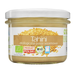 BIO FOOD Tahini (pasta sezamowa) Bio 180g - Studio Zielarskie