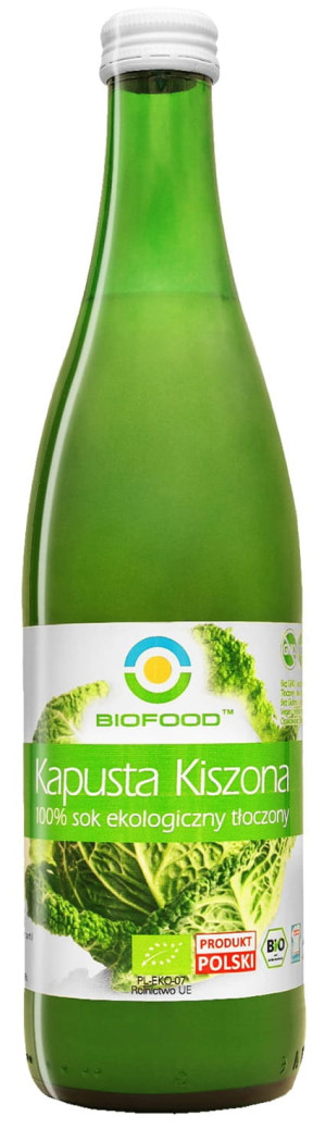 BIO FOOD Sok z kapusty kiszonej NFC bezglutenowy Bio 500ml - Studio Zielarskie