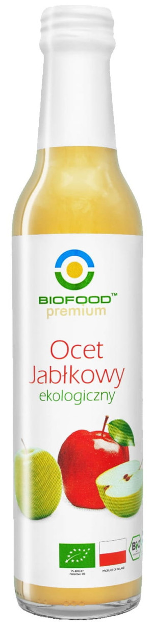 BIO FOOD Ocet jabłkowy 5 % niefiltrowany bio 250ml - Studio Zielarskie