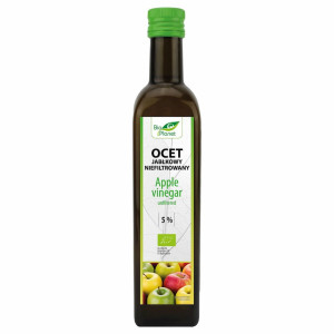 BIO PLANET Ocet jabłkowy 5% niefiltrowany Bio 500ml - Studio Zielarskie