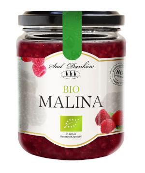 SAD DANKÓW Malina 80% Bio 260g - Studio Zielarskie