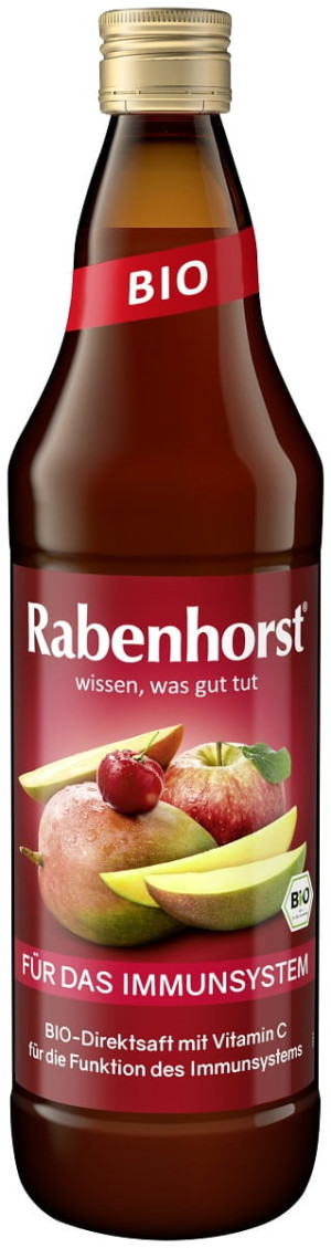 RABENHORST Sok wieloowocowy nfc na odporność Bio 750ml - Studio Zielarskie