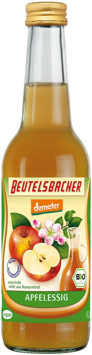 BEUTELSBACHER Ocet jabłkowy 5% niefiltrowany Bio 330ml - Studio Zielarskie