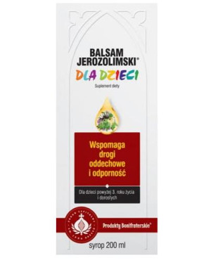 Balsam Jerozolimski dla dzieci Syrop 200ml - Studio Zielarskie