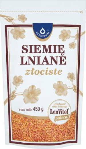 Siemię lniane złociste 450g - Studio Zielarskie