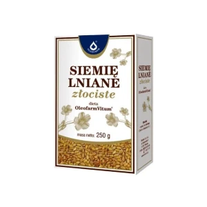 Oleofarm Siemię lniane złociste 250g - Studio Zielarskie