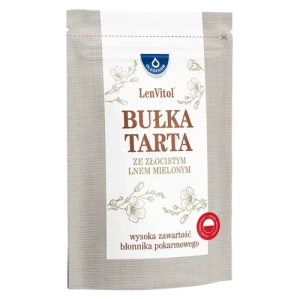 Oleofarm Lenvitol Bułka Tarta z lnem mielonym 450g - Studio Zielarskie