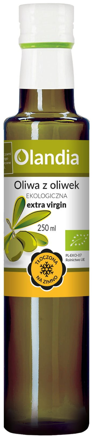 OLANDIA Oliwa z oliwek extra virgin Bio 250ml - Studio Zielarskie