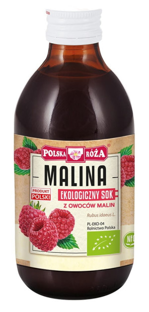 Sok maliny BIO 250ml - Studio Zielarskie
