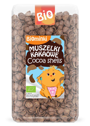 BIOMINKI Muszelki kakaowe BIO 300g - Studio Zielarskie