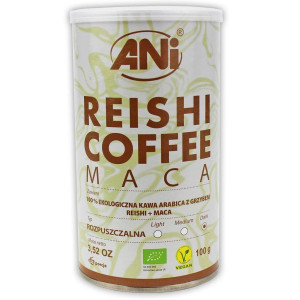 ANI Kawa rozpuszczalna Reishi+maca BIO 100 g - ANI - Studio Zielarskie