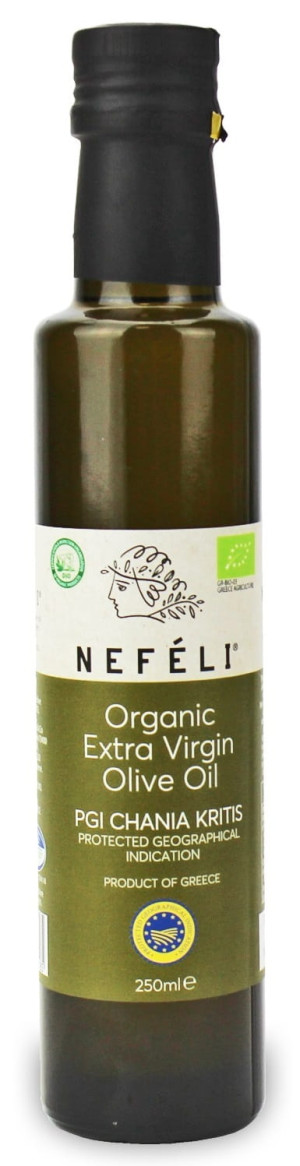 NEFELI Oliwa z oliwek extra virgin BIO 250ml - Studio Zielarskie