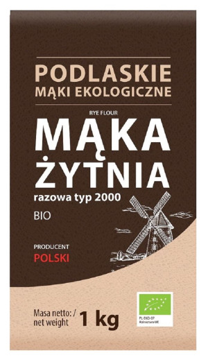 BIO LIFE Mąka żytnia razowa typ 2000 BIO 1kg - Studio Zielarskie