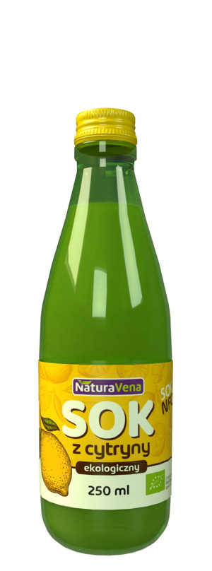NATURAVENA Sok z cytryn nfc BIO 250ml - Studio Zielarskie