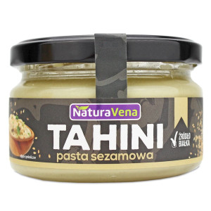 NATURAVENA Tahini (pasta sezamowa) 185g - Studio Zielarskie