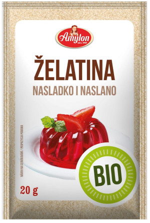 AMYLON Żelatyna w proszku BIO 20g - Studio Zielarskie