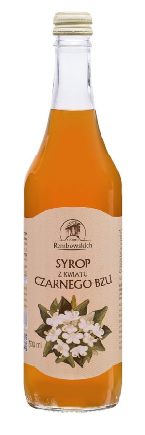 REMBOWSCY Syrop z kwiatów czarnego bzu 500ml - Studio Zielarskie