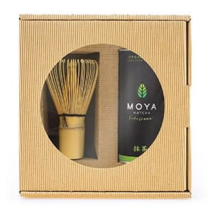 MOYA MATCHA Zestaw Matcha Codzienna 30g i Chasen - Studio Zielarskie