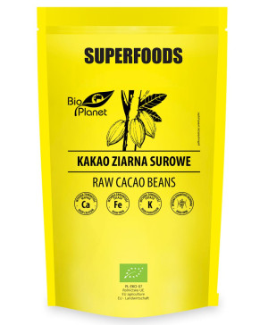 BIO PLANET Kakao ziarna surowe BIO 200g - Studio Zielarskie