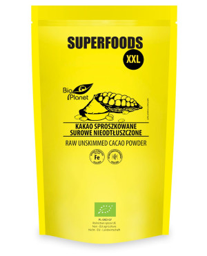 BIO PLANET Kakao sproszkowane surowe nieodtłuszczone Bio 400g - Studio Zielarskie