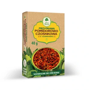 DARY NATURY Przyprawa pomidorowo-czosnkowa z czarnuszką 40g - Studio Zielarskie