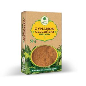 DARY NATURY Cynamon cejloński mielony 50g - Studio Zielarskie