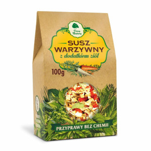 DARY NATURY Susz warzywny z dodatkiem ziół 100g - Studio Zielarskie