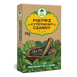 DARY NATURY Pieprz cytrynowy czarny 50g - Studio Zielarskie