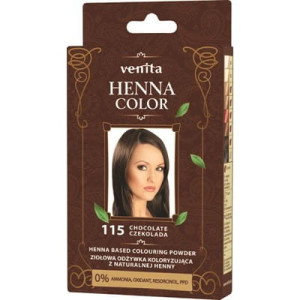 VENITA Henna Czekolada proszek 25g - Studio Zielarskie