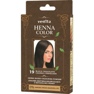 VENITA Henna Czarna czekolada 25g - Studio Zielarskie