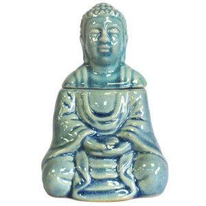 Kominek zapachowy siedzący Budda Niebieski - Studio Zielarskie
