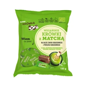 ME GUSTO Krówki Matcha bezmleczne 150G - Studio Zielarskie