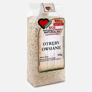 BJOS Otręby owsiane 500g - Studio Zielarskie