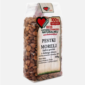 BJOS Pestki moreli gorzkie 300g - Studio Zielarskie