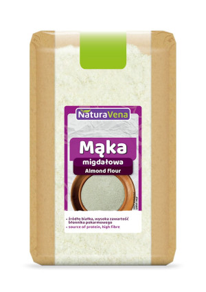 NATURAVENA Mąka migdałowa 500g - Studio Zielarskie