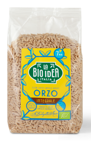 LA BIO IDEA Makaron (Orzo razowy) BIO 400 g - Studio Zielarskie