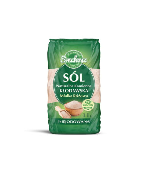 Sól Naturalna Kamienna Kłodawska Niejodowana miałka 1,1kg - Studio Zielarskie