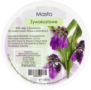 Pijnoni Masło żywokostowe 100ml - Studio Zielarskie