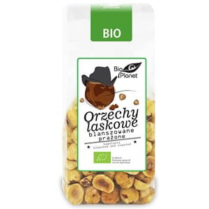 BIO PLANET Orzechy laskowe blanszowane prażone 100g - Studio Zielarskie