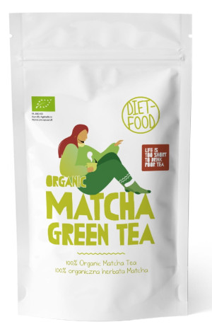DIET FOOD Herbata zielona MATCHA BIO 100g - Studio Zielarskie