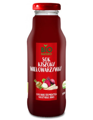 BIO NATURO Sok kiszony wielowarzywny 300ml - Studio Zielarskie