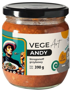 VEGE ART Strogonow grzybowy z boczniakami i pieczarkami 390g - Studio Zielarskie