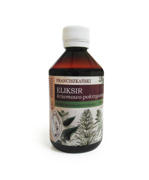 Herbarium św. Franciszka Eliksir krzemowo-pokrzywowy 250 ml - Studio Zielarskie