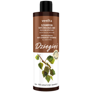 VENITA Trychologiczny szampon przeciwłupieżowy z dziegciem 300ml - Studio Zielarskie
