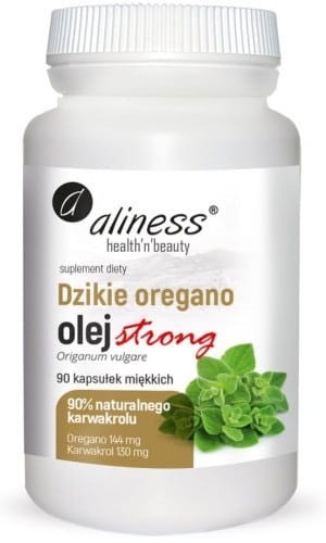 ALINESS Dzikie oregano 100% 90 kapsułek - Studio Zielarskie