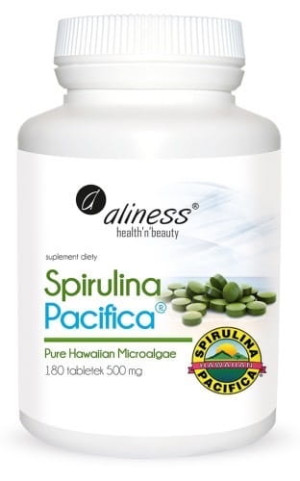 ALINESS Spirulina Hawajska 180 tabletek - Studio Zielarskie