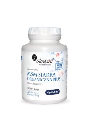 ALINESS Siarka Organiczna Plus 180 tabletek - Studio Zielarskie