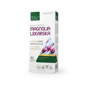 Medica Herbs Magnolia Lekarska 40 kapsułek - Studio Zielarskie