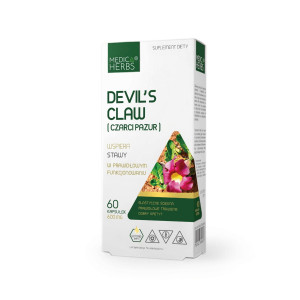 Medica Herbs Devil's claw (Czarci pazur) 60 kapsułek - Studio Zielarskie